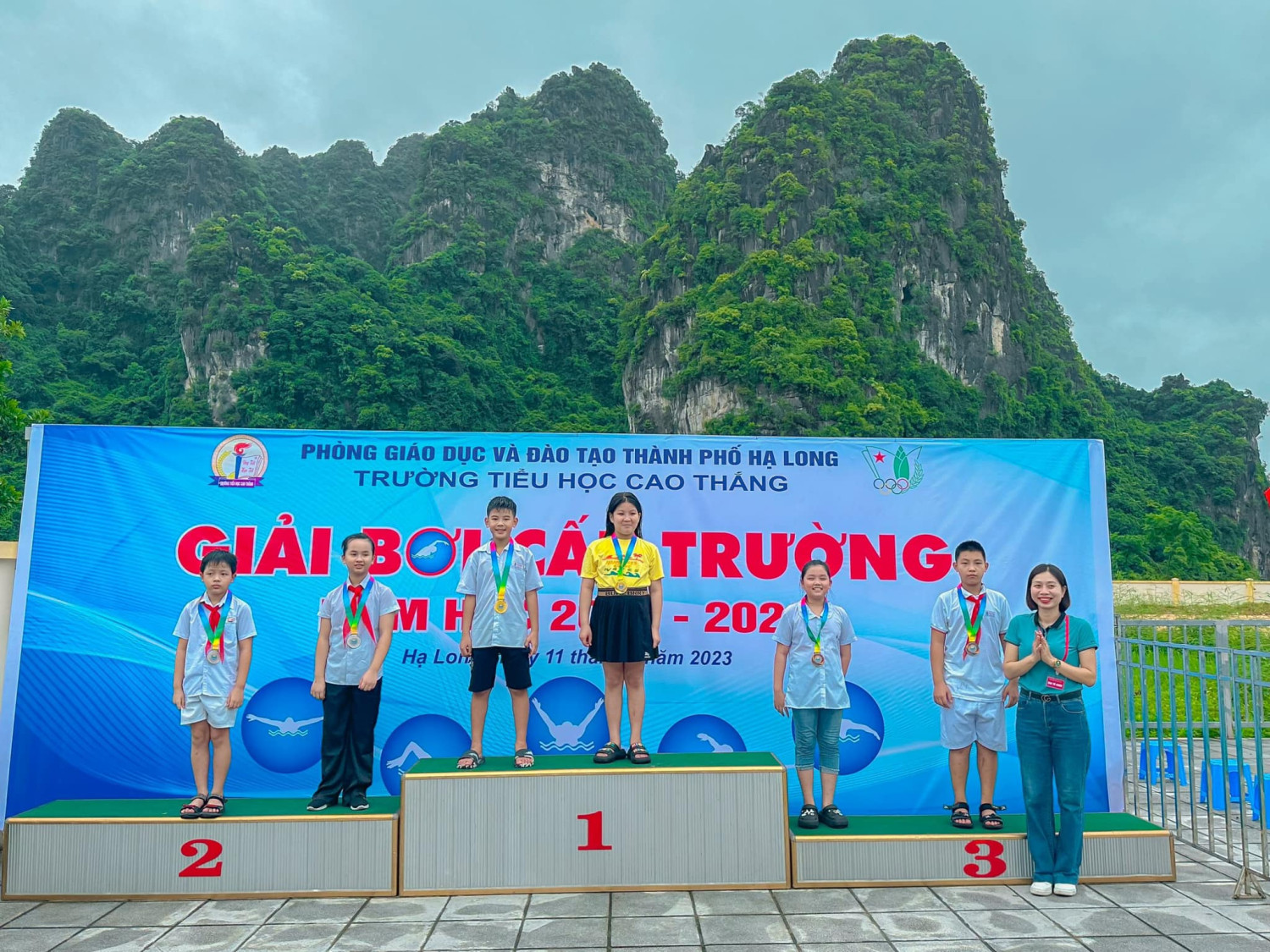 Trường TH Cao Thắng đã tổ chức thành công giải bơi cấp trường cho cán bộ GV và HS năm học 2023-2024.