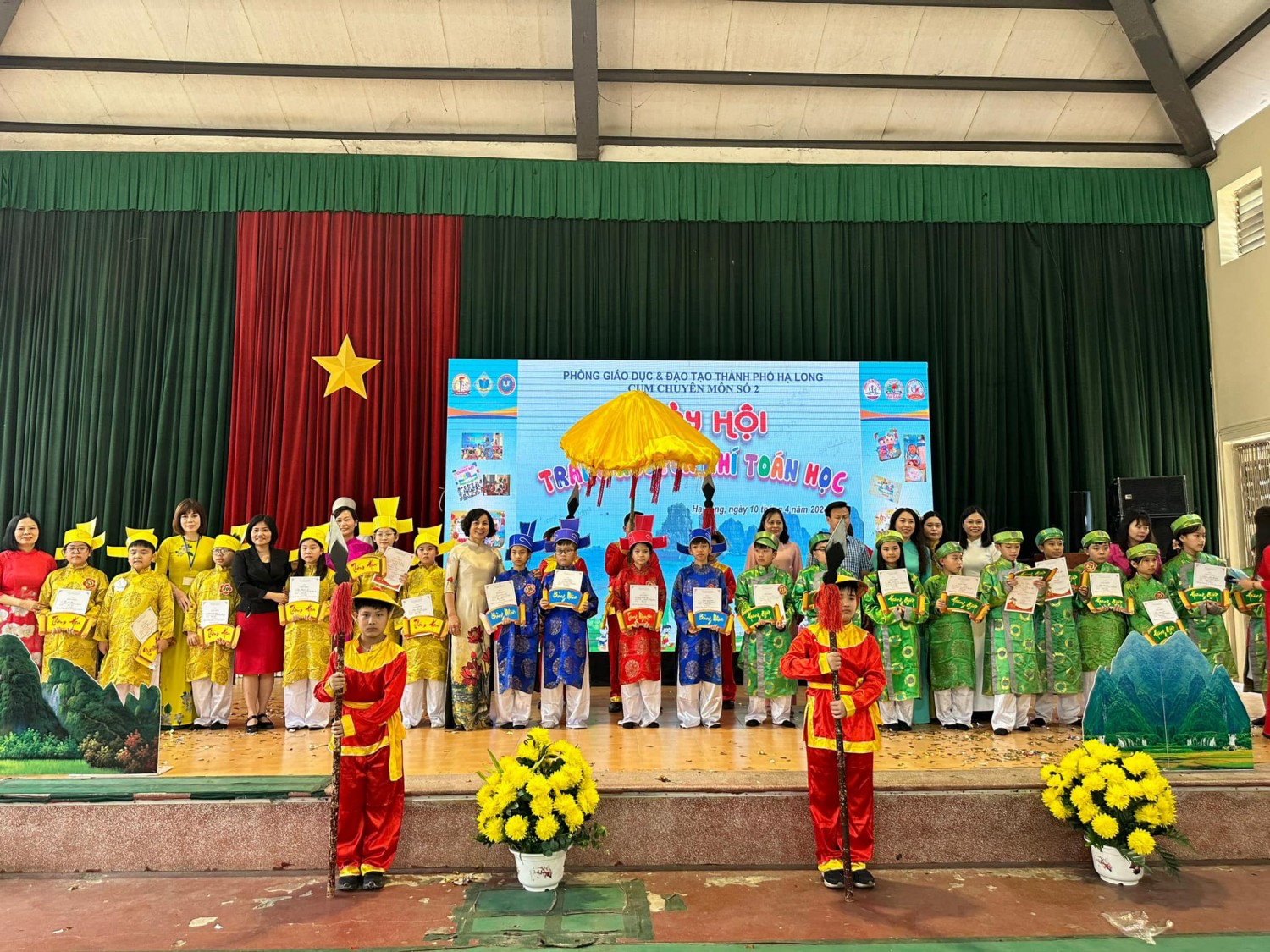 Tham gia ngày hội Trạng nguyên nhí Toán học